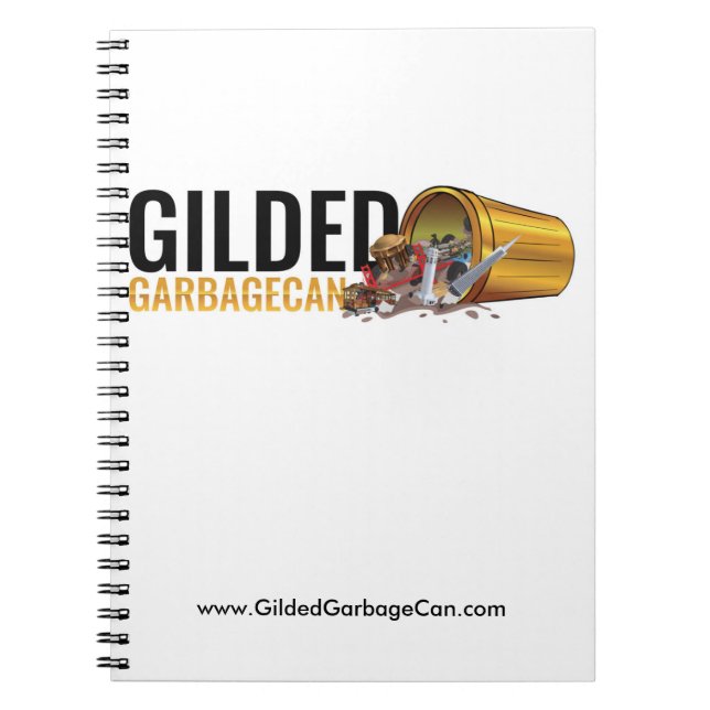 Offizielles Gilded Garbage Can Spiral Notebook Notizblock (Vorderseite)