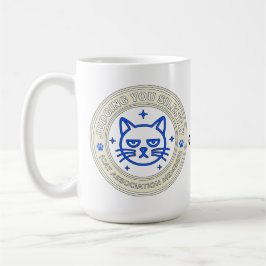 Offizielles Katzenvereinsmitglied beurteilt Sie sc Kaffeetasse
