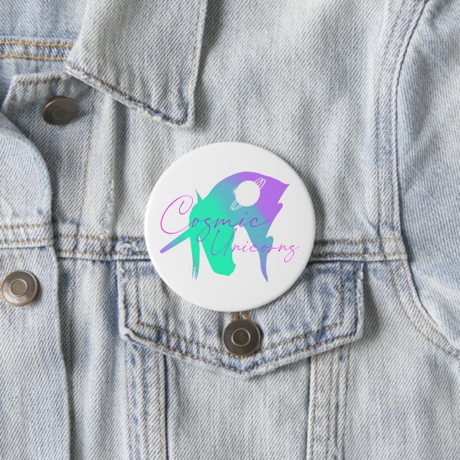 Offizielles kosmisches Einhorn Button (Beispiel)