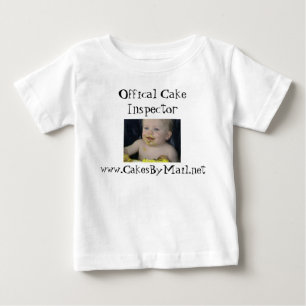 Offizielles Kuchen-Inspektor-Shirt Baby T-shirt
