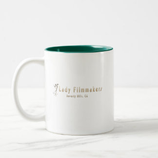 Offizielles Lady-Filmaker-Logo mit Beverly Hills T Zweifarbige Tasse