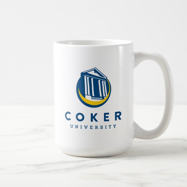 Offizielles Logo der Coker University Kaffeetasse (Rechts)