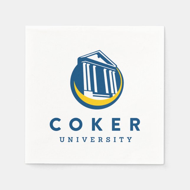 Offizielles Logo der Coker University Serviette (Vorderseite)