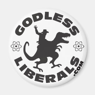 Offizielles Logo-Magnet für Godless Liberals Magnet
