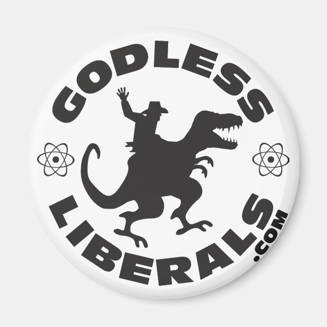 Offizielles Logo-Magnet für Godless Liberals Magnet (Vorne)