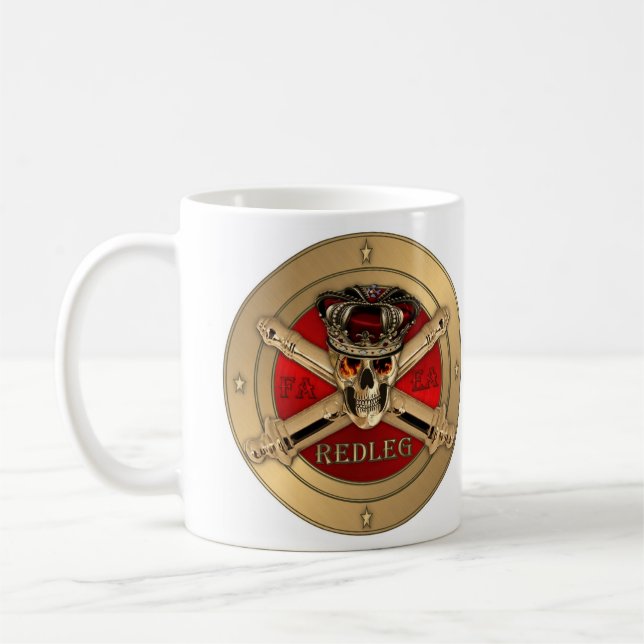 Offizielles Logo Redleg - Fa eingetragene Schüler Tasse (Links)