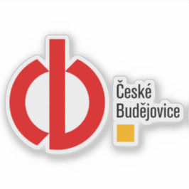 Offizielles Logo von České Budějovice, Tschechisch Aufkleber