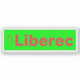 Offizielles Logo von Liberec, Tschechische Republi Aufkleber