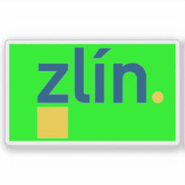 Offizielles Logo von Zlín, Tschechische Republik Aufkleber