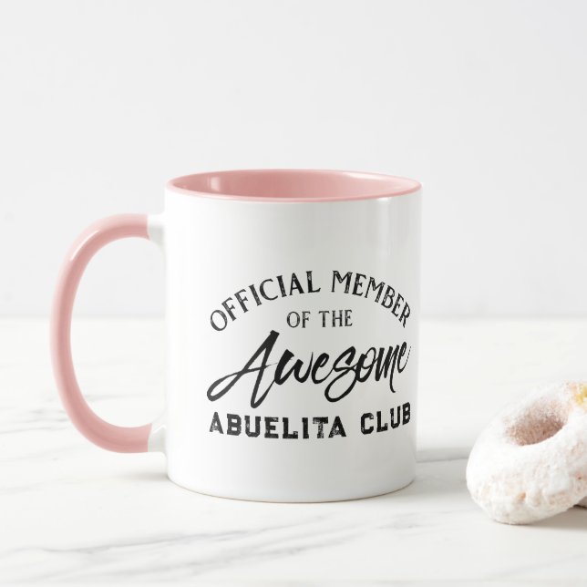 Offizielles Mitglied Abuelita Club Tasse (Mit Donut)