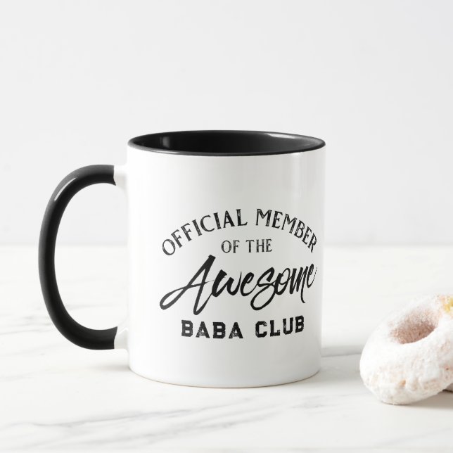 Offizielles Mitglied Baba Club Tasse (Mit Donut)