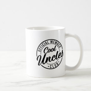 Offizielles Mitglied Cool Oncles Club Vater &# s  Kaffeetasse