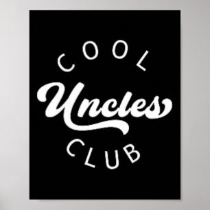 Offizielles Mitglied Cool Oncles Club Vintages Shi Poster