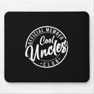 Offizielles Mitglied Cool Onkel Club Vintage Väter Mousepad