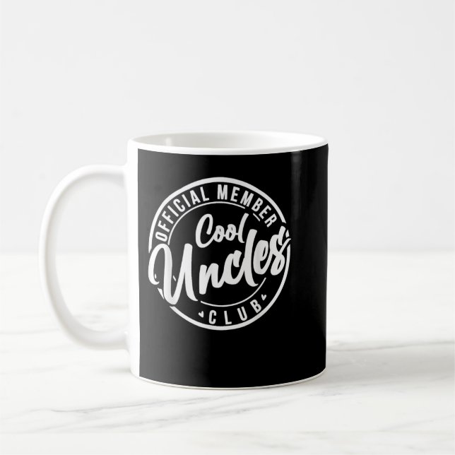 Offizielles Mitglied Cool Uncles Club Vinage Fahre Kaffeetasse (Links)