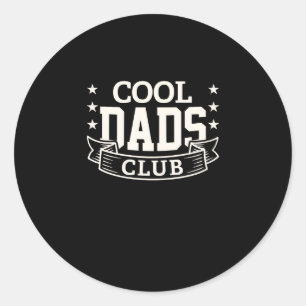 Offizielles Mitglied Cool Vater Club Funny Vaterta Runder Aufkleber