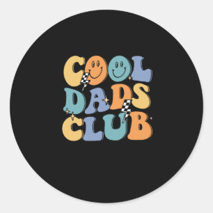 Offizielles Mitglied Coole Väter Club Funny Vater Runder Aufkleber