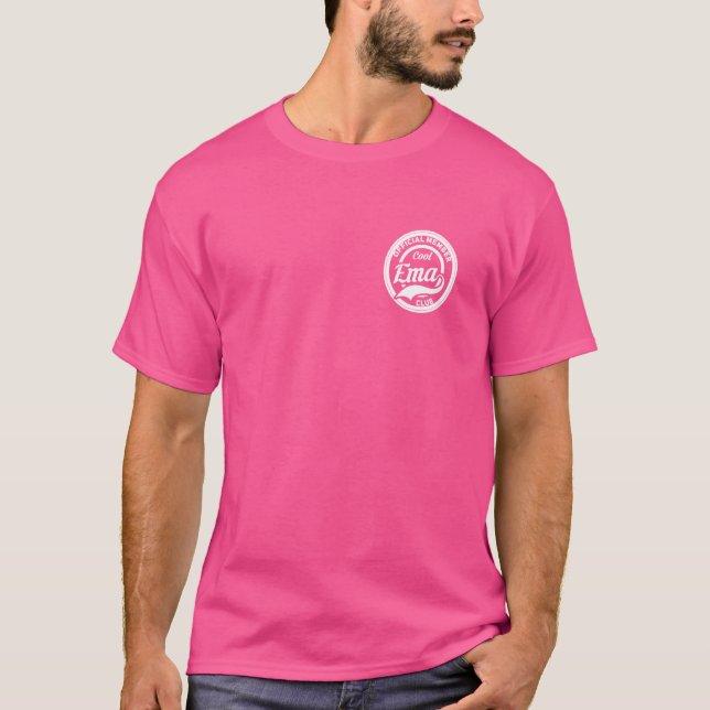 Offizielles Mitglied Cooler Ema Club T-Shirt (Vorderseite)