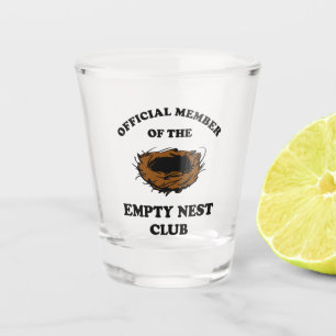 Offizielles Mitglied des Empty Nest Clubs Schnapsglas