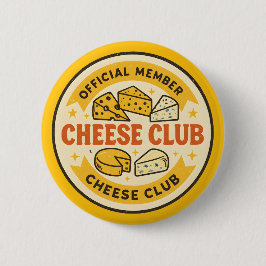 Offizielles Mitglied des Käse-Clubs Lustiges Gesch Button
