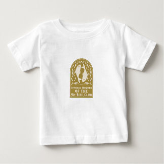 Offizielles Mitglied des No-Bite Club Fischens Baby T-shirt