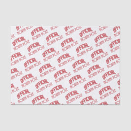 Offizielles Muster-Papiermuster für Nordpol Seidenpapier