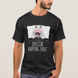 Offizielles Napping der Schläfrigmaske T-Shirt