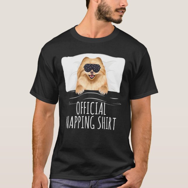 Offizielles Napping des Spitzes für die schwarze S T-Shirt (Vorderseite)