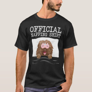 Offizielles Napping Schlafen Spanischer Wasserhund T-Shirt