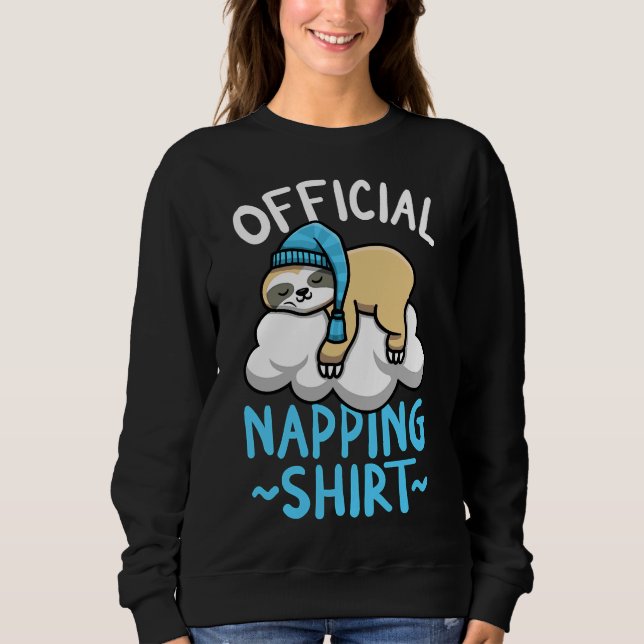 Offizielles Napping Schlafsessel Sweatshirt (Vorderseite)