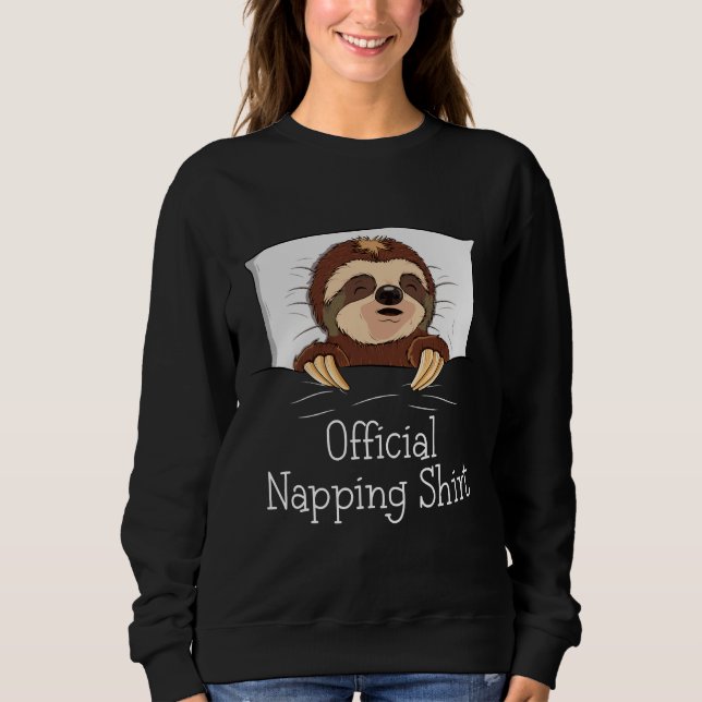Offizielles Napping Schlafsessel Sweatshirt (Vorderseite)