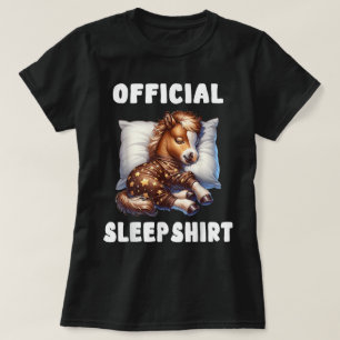 Offizielles Pferd-Schlafshirt-Pyjama-Nachthemd T-Shirt