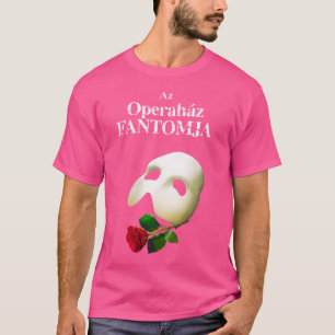 Offizielles "Phantom of the Opera" ungarisches Log T-Shirt