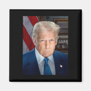Offizielles Portrait des Weißen Hauses Donald J Tr Magnet