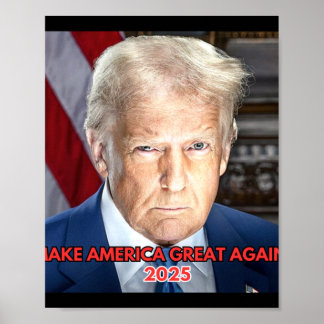 Offizielles Portrait von Präsident Dona 2025 Poster