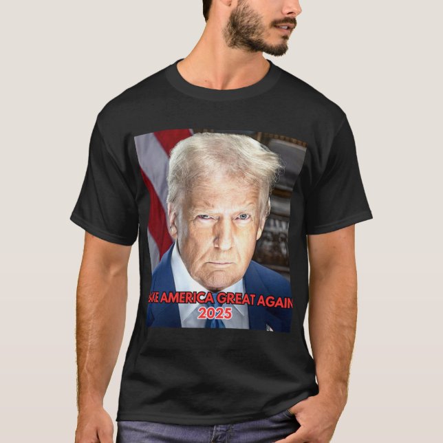 Offizielles Portrait von Präsident Dona 2025 T-Shirt (Vorderseite)