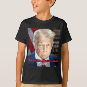 Offizielles Portrait von Präsident Dona 2025 T-Shirt