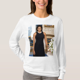 Offizielles Porträt erster Dame Michelle Obama T-Shirt