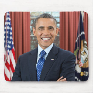 Offizielles Porträt, Obama Barack US-Präsident Mousepad