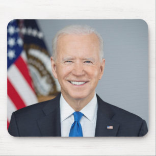 Offizielles Porträt von Präsident Joe Biden im Wei Mousepad