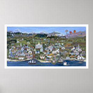 Offizielles Poster für kalifornische Staat