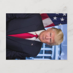 Offizielles präsidentielles Porträt von Donald Tru Postkarte