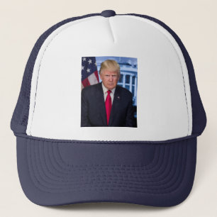 Offizielles präsidentielles Porträt von Donald Tru Truckerkappe