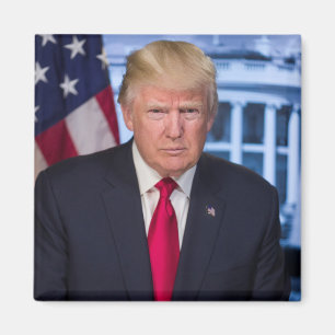 Offizielles präsidiales Porträt von Donald Trump Magnet
