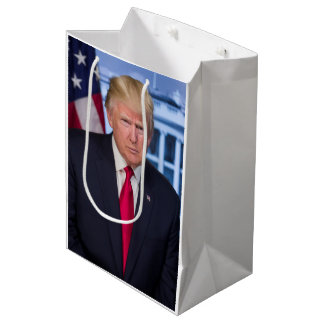 Offizielles präsidiales Porträt von Donald Trump Mittlere Geschenktüte