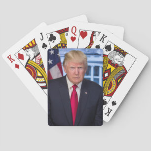 Offizielles präsidiales Porträt von Donald Trump Spielkarten