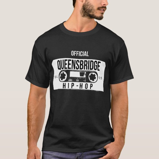 Offizielles Queensbridge Angesagt-HopfenRap-Shirt T-Shirt (Vorderseite)