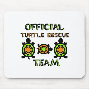 Offizielles Schildkröte-Rettungs-Team 1 Mousepad