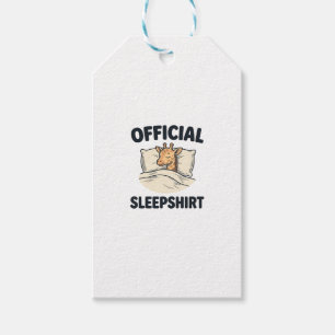Offizielles Schlafshirt Giraffe Lustiges Schlaf Sh Geschenkanhänger