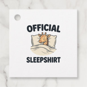 Offizielles Schlafshirt-Giraffe Lustiges Schlaf-Sh Geschenkanhänger
